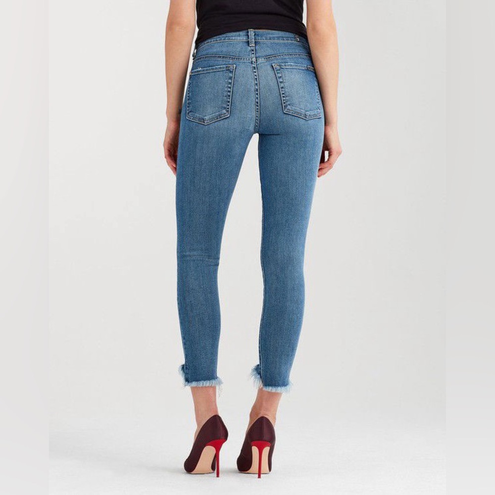 7 for All Mankind Luxe Vintage Wave Hem Ankle Skinny Jeans - Size 28 / NWT
